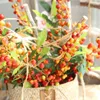 Decorative Flowers & Wreaths Christmas Artificial Berry Fruit Bacca Fake Foam Plant For Spring Home Garden Decoration Florals Wedding Party