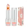 Lip Gloss Flower Moisturizing Long Lasting Lipstick Color Jelly Transparent Temperature Change Matte Makeup