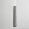 Lampade a sospensione 1 Pz Luci moderne Lampada industriale Cemento in cemento Cilindro Tubo Cucina Negozio Bancone bar Illuminazione dell'isola
