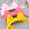 Accessoires pour cheveux Grands nœuds sur clips Couleur unie Princesse Dance Party Hairgrip Belle épingle à cheveux Adorable GirlsHeadwear Accessoire pour enfants