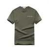 Men's T-skjortor Mark Fairwhale 2023 Fashion Simple Printed Men T-shirt Oneck Loose Causal Tshirt Tops 719201027518