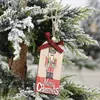 Christmas Decorations Tree Colored Walnut Soldier Wooden Hanging Pendant Ornaments 2023 Year Party Children GiftsChristmas