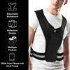 Outdoor -Taschen laufen Weste 7 Zoll Telefonhalter atmungsaktiver Tasche mit reflektierender haltbarer, leichter Brust