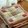 Pillow Rustic Fabric Quilting Office Chair Mat Decorative Rattan Sofa Pad