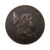 Cały zestaw USA 1794-1797 Liberty Cap Half Cent Monety Kopiuj metalowe rzemiosło Specjalne prezenty