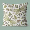 Kudde !! Pastoral Flower Dragonfly Butterfly Square Throw Pillow/Almofadas Case 45 53 60 Vintage Cover Home Decore