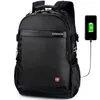 Backpack Crossgear Slim Laptop Men 15.6 Inch Office Work Business Bag Unisex Black Ultralight Thin