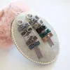 Hair Accessories Mini Cute Children Clip Boutique Headwear Baby Ribbon Bow Kids Girls Hairpins Full Cover Clips