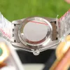 Wysokiej jakości moda męska zegarek mechaniczny automatyczny 41 mm diamentowy ramka różowy mężczyzna zegarki ze stali nierdzewnej ze stali na rękę