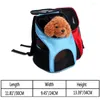Dog Car Seat Covers Pet Carrier Backpack For Small And Medium Dogs Cats Portable Breathable Grid Bag Travel Double Shoulder Bags Outdoor