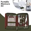 Nail Art Kits Manicure Set FAMILIFE Professional Kit Clippers 11 In 1 Stainless Steel Pedicure Tools Grooming