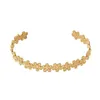 Bangle roestvrijstalen bloemvormige armbanden voor vrouwen vintage goud kleur madeliefje mode dames casual sieradenbangle bangleBangle lars22 fawn2