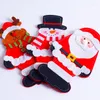 Set di stoviglie utensili natalizi per sacchetto di decorazione con cotone caramelle cucina fluff pari a forcella