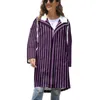 Women's Trench Coats Spooky Halloween Thick Funny Ghost Print Long Warm Winter Coat Pattern Elegant Hooded Jackets Large Size 5XL 6XL