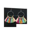 Dangle Chandelier Fashion Jewelry Womens Vintage Hoop Tassels Earrings Drop Delivery DHDLC