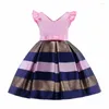 Fille robes fleur soirée élégante fête de mariage robe de princesse enfants pour filles vêtements fantaisie Tutu Costumes enfants