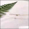 Anhänger Halsketten Mode Minimalist Glatte Herzförmige Gold Silber Farbe Nette Charm Halskette Für Frauen Drop Lieferung Schmuck Anhänger Otwrh