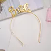 Hårklipp Barrettes Tillbehör Brud för att vara Tiara Crown Bridal pannband Bachelorette Women Party Wedding Ornamen 2023Hair Tris22