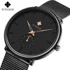 Relógios de pulseira de moda relógio casual masculino à prova d'água de 30m de quartzo simples rellojes hombre 2023 relógio masculino preto whatches iris22