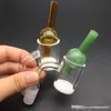 Chiodo Enail Banger al quarzo con tappo in carb di vetro Femmina Maschio 10mm 14mm 18mm Chiodi Banger Per bong dab rig