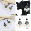 Stud Fashion Jewel Shell Flower Petal Tassel ￶rh￤ngen ih￥lig dingl leverans dhmji