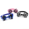 Haustier Binne Halsband Accessoires Plaid gestreifte Hunde Fliege 9 Farben Katzenhundkrawatte 1223911