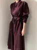 Trench da donna 2023 Autunno manica lunga Cappotto semplice Capispalla Donna alla moda Abbigliamento alla moda Giacca a vento da donna M025