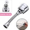 Kitchen Faucets 360° Swivel Mode Saving Water Bubbler Nozzle High Pressure Faucet Aerators Foam Extender Adapter Filt R6w8