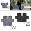 Housses de siège de voiture pour chien porte-dos pour animaux de compagnie 54x58 pouces taille universelle facile à utiliser avec fenêtre de visualisation en maille anti-rayures robuste