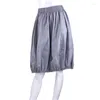 Skirts 2023 Fashion Summer Style Cotton Large Women Skirt Teenagers Knee Length 63cm Long