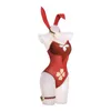 Costumes de anime Genshin Impact Klee Cosplay Bunny Girl Sexy Jumpsuit Halloween para mulheres