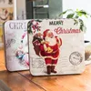 Christmas Decorations Gift Box Square Cookie Storage Tin Candy Food Large