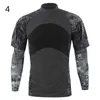 Men's T Shirts Tactical T-shirt Men Short Sleeve Combat Shirt Paintball Military Army Uniform Hiking Hunting Tee