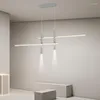 Lâmpadas pendentes Arte longa Arte LED CHANDELIER MELA DE JANTAR MINIMALISTA MOMINALIS