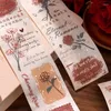 Prezent Wrap Rose Letter Collage Taśma Waszynka Vintage Ramka Hortensja Naklejki maskujące dekoracje scrapbooking DIY Planner