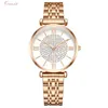 Orologi da polso Kimio Brand Women Dress Watch Luxury Ladies Crystal Roman Dial Orologio da polso al quarzo Bracciale in acciaio inossidabile Orologi Relogio Femin