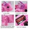 Interior Decorations Electric LED Kids Walking Pig Toy Singing Musical Light With Leash Interactive Gift Random Car Accessories