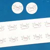 Opakowanie prezentów 5000pcs / Lot Cute Style Paper Ticker / Dekoracja Etykieta biurowa