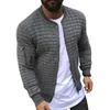 Men's Jackets 2023Casual Jacket Raglan Zipper Hoodies Autumn Spring Male S-lim Pleated Sweatshirts Long Sleeve Outerwear Man CoatM