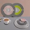 Table Mats 3Pcs/Set Mat Eco-friendly Cup Waterproof Oil-proof Pad