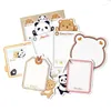 Gift Wrap Lovely Frame Panda Memo Set Pad Diy Scrapbooking Plan Note