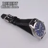 Armbanduhr Custom Logo Uhr für Männer Schwarz Blau Grün Sterile Zifferblatt 40 mm Silber Hülle Hand NH35A Mechanische Automatik Bewegung Watcheswristwww