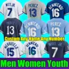 2023 S-4XL Custom Bobby Witt Jr. Jersey Patrick Mahomes George Brett Salvador Perez MJ Melendez Whit Merrifield Royals Andrew Benintendi Baseball Men Women Youth