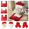 Toilet Seat Covers Bathroom Christmas Cover Decorations For Home Santa Snowman Eco-Friendly Foot Pad Water Tank