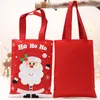 Noel Süslemeleri 1 PC Sevimli Tote Şeker Hediye Çantası Karikatür Noel Baba Elk Elf Snowman Yıl Noel Dekoru Ev Depolama Bagchristmas