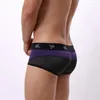 Sous-vêtements Sexy Hommes Sous-vêtements Respirant Net Mesh Bulge Poche Mode Low-Rise Bikini Boxer