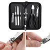 Nail Art Kits Clippers Maniküre Pediküre Set Tragbare Reise Edelstahl Cutter Tool Kit Fingernagel Anzug