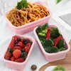 Dinnerware Sets Silicone Folding Bento Box Collapsible Portable Lunch For Container Bowl Children Adult