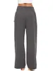 レディースパンツ韓国ファッションウーマン2023薄い脚黒灰色の固体パターンルーズフォールサマーパンタローネ