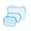 Storage Bags Transparent Cosmetic Bag PVC Women Zipper Clear Makeup Beauty Case Travel Make Up Organizer Bath Toiletry Wash BagStorageStorag